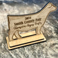 Livestock Show Award, Stand Up Engraved Sign