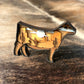 Cow Desert Scene Layered Shelf Decor