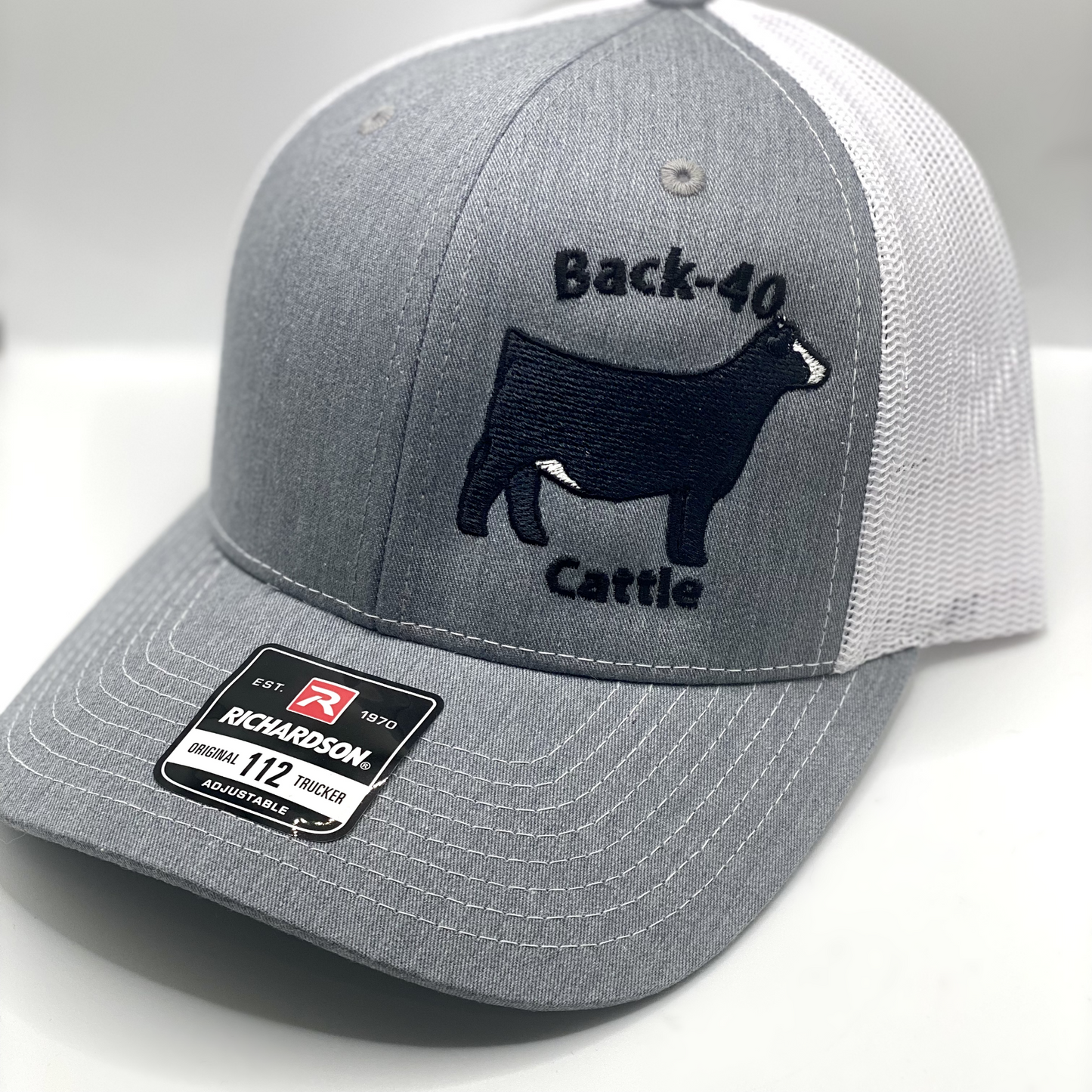 JBZ Custom Personalized Embroider Western Farm Animal Cow Cattle Angus Bull  for Men Trucker Hat Design Your Text Baseball Cap, Black, Small-4X-Large :  : Everything Else