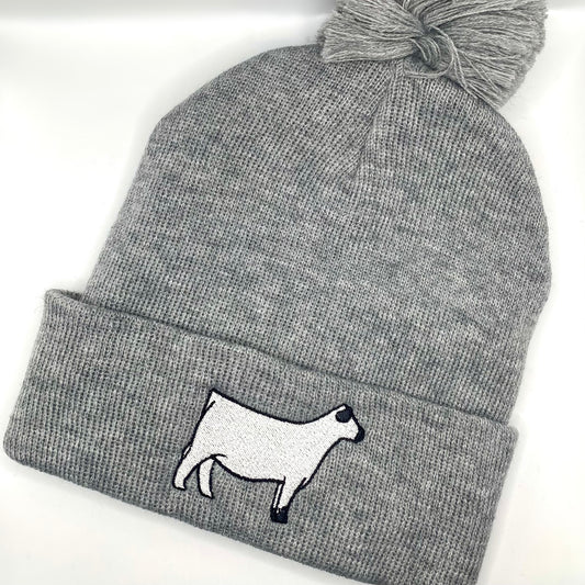 White Park Beanie (PomPom Optional)