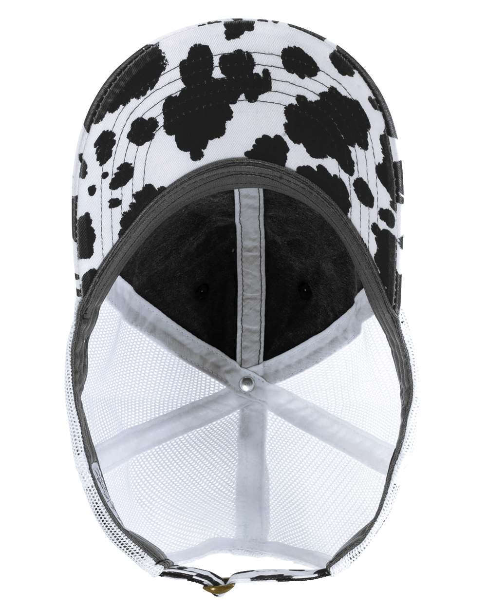 Cow Print Embroidered Holstein Hat