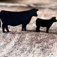 Stand Up Cow And Calf Pair Decor