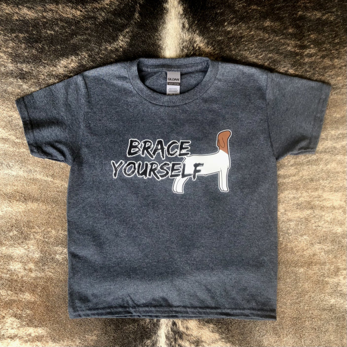 YOUTH Brace Yourself Show Goat T-Shirt