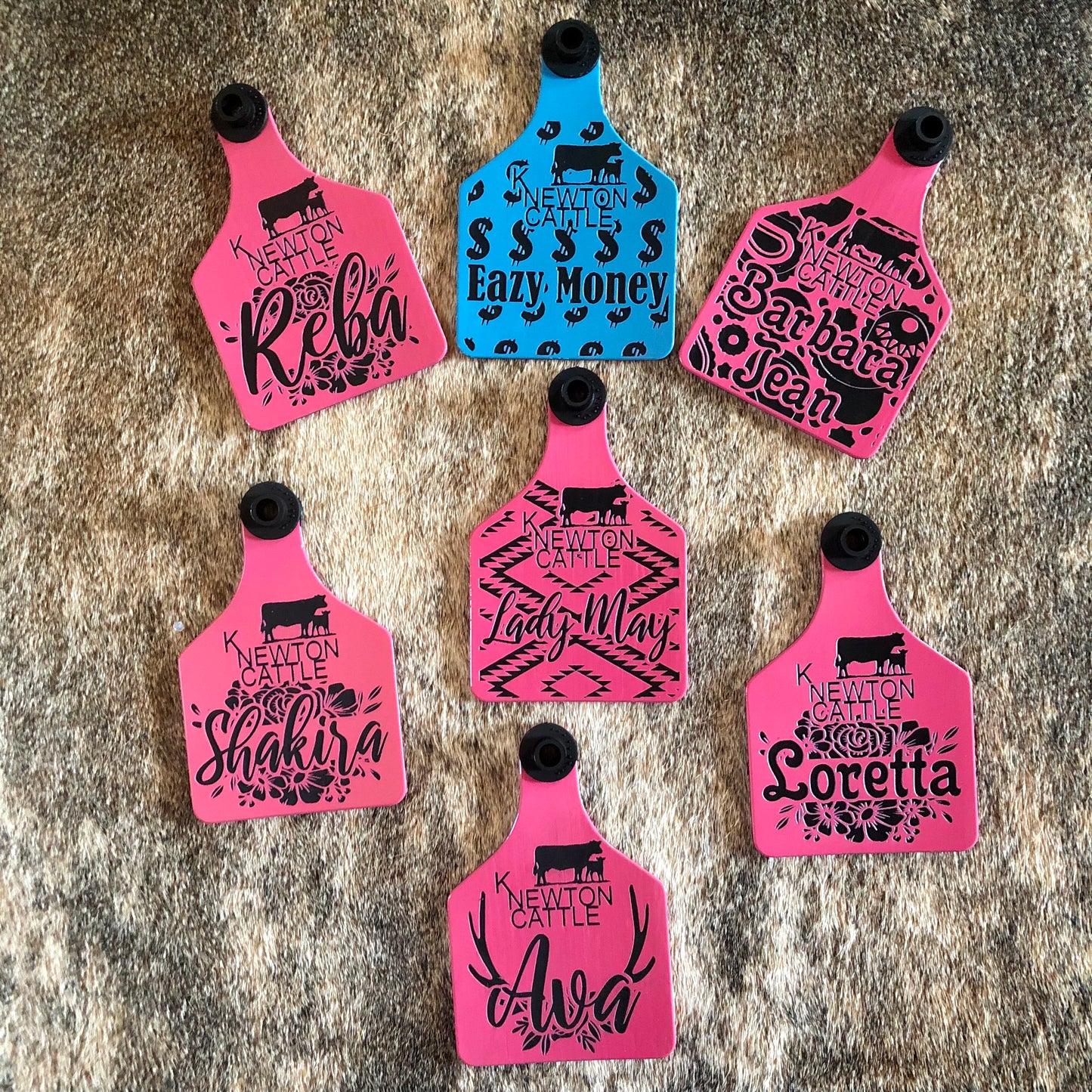 Cattle Ear Tags That Never Fade, Custom Cow Tags
