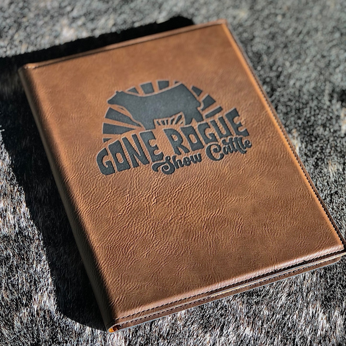 Custom Engraved Leatherette Journal