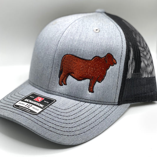 Brahman Cattle Embroidered Hat