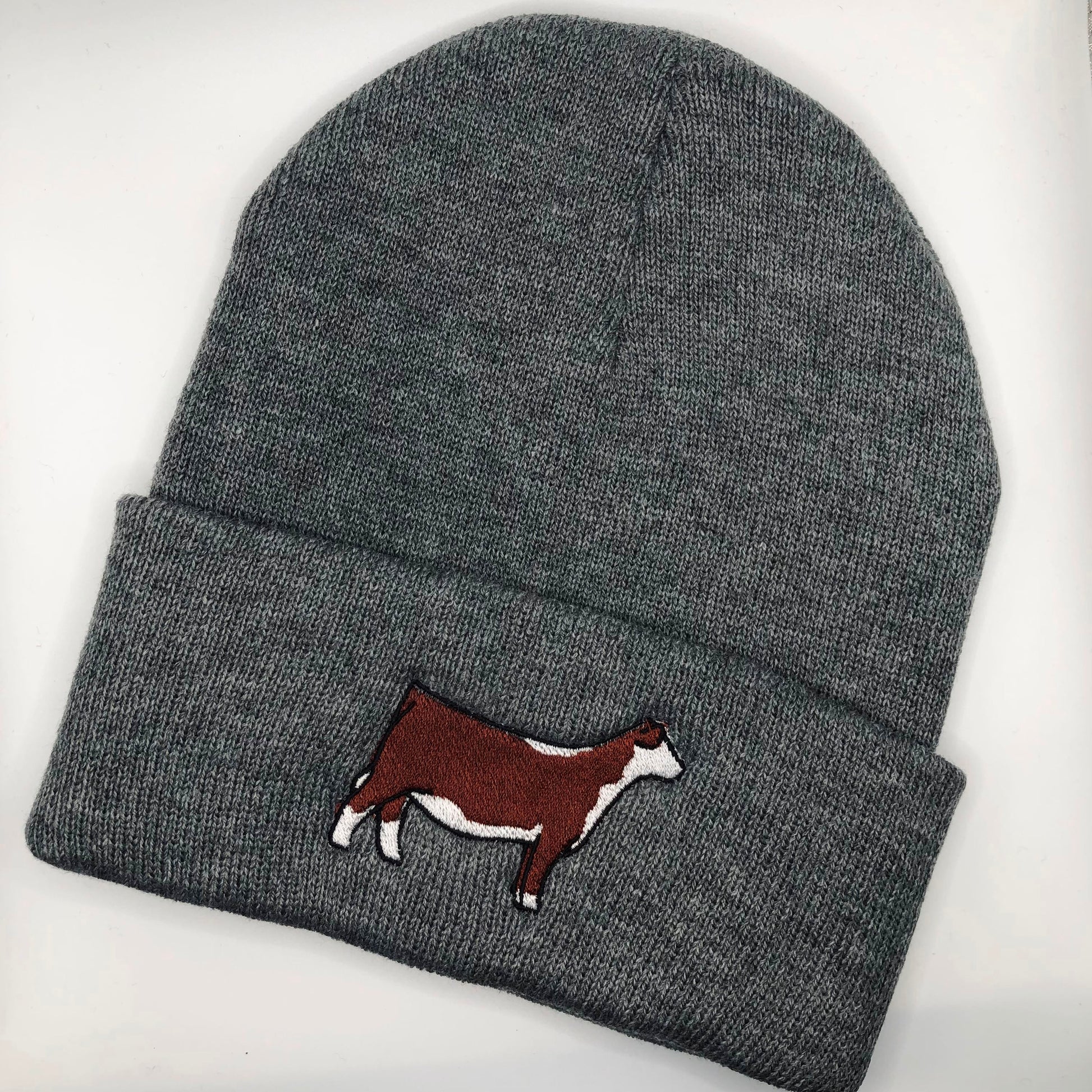 Hereford Beanie (PomPom Optional) Gone Rogue Embroidery 