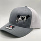 Holstein show cattle dairy cow embroidered livestock hat