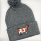 show cattle shorthorn beanie hat